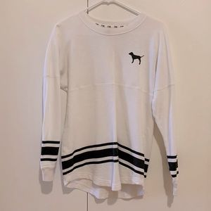 VS pink white long sleeve